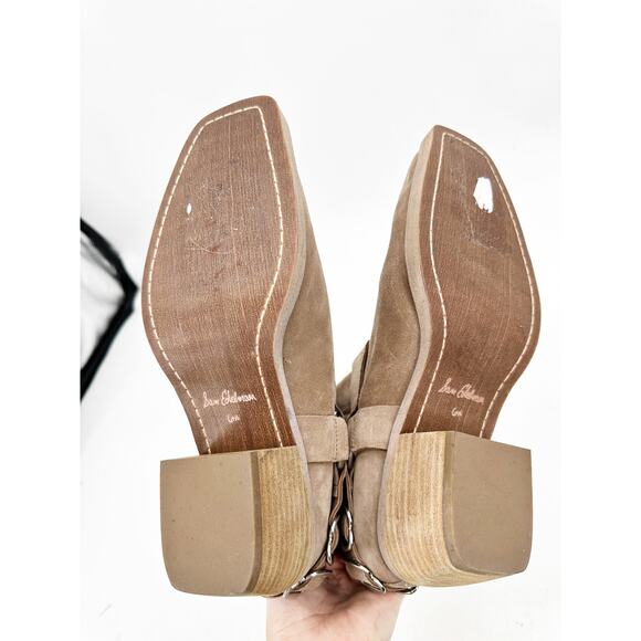 Sam Edelman Bellamie Ankle Boot Harness Suede Size 6.5 - Picture 4 of 7